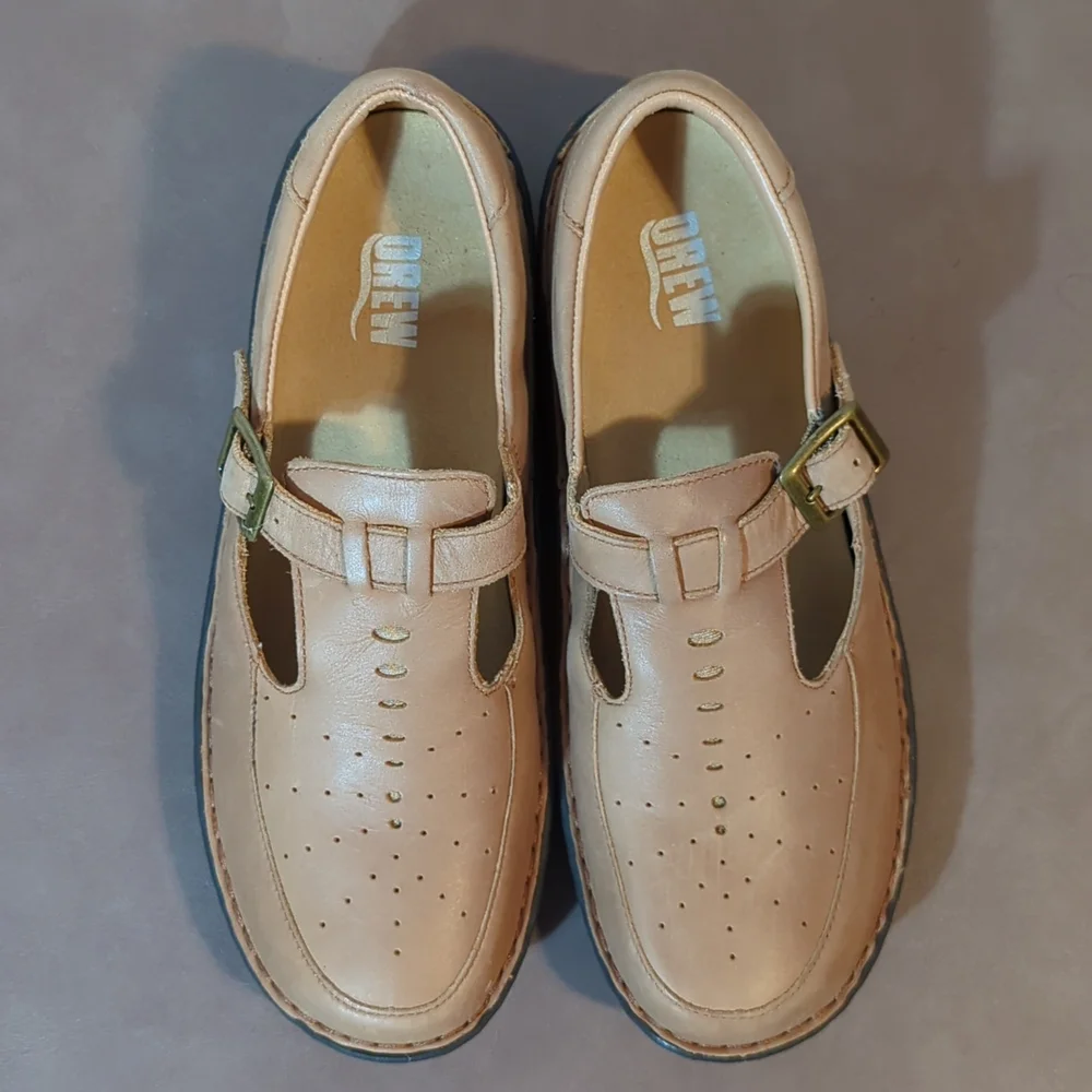 Drew Amelia Women Tan Shoes Size 8W - Picture 3 of 12